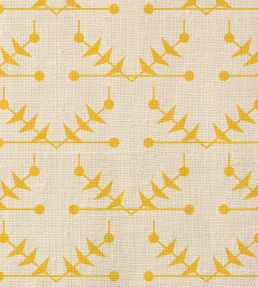 Atomic Trellis Fabric by Ottoline Yellow