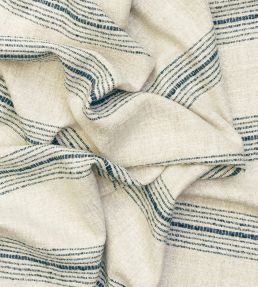 Atrani Stripe Fabric by Andrew Martin Navy