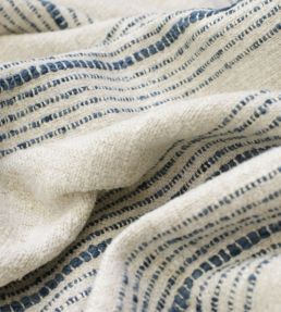 Atrani Stripe Fabric by Andrew Martin Navy