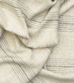 Atrani Stripe Fabric by Andrew Martin Silver