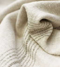 Atrani Stripe Fabric by Andrew Martin Taupe