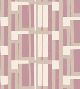 Attika Wallpaper by Marimekko Pink