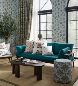 Attingham Fabric by Clarke & Clarke Mineral