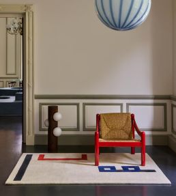 CF Editions Aubette Study by Sophie Tauber-Arp rug Multi CFR140-01 Multi