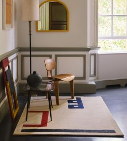 CF Editions Aubette Study by Sophie Tauber-Arp rug Multi CFR140-01 Multi