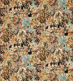Aubrey Velvet Fabric by Studio G Noir/Mineral