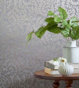 Audley Wallpaper by 1838 Wallcoverings Duck Egg Blue