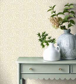 Audley Wallpaper by 1838 Wallcoverings Natural