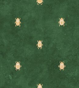 Audrey Wallpaper by Sandberg Dark Green