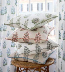 Audrey Fabric by Thibaut Blue