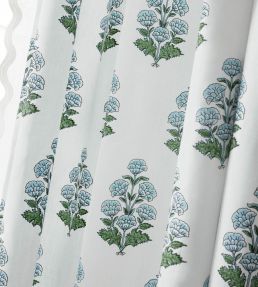 Audrey Fabric by Thibaut Blue