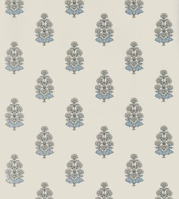Audrey Wallpaper by Thibaut Spa Blue