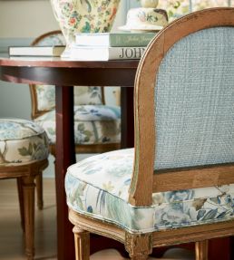 Audubon Garden Fabric by Travers Purple