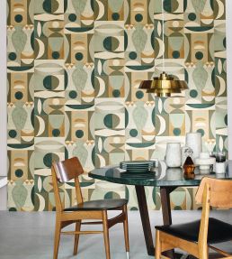 Auguste Wallpaper by Casamance Marine
