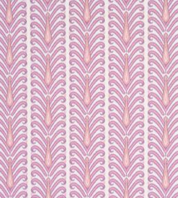 Augustine Ikat Fabric by Schumacher Fuchsia