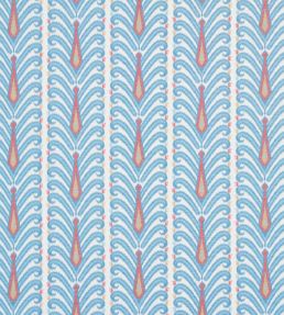 Augustine Ikat Fabric by Schumacher Peacock