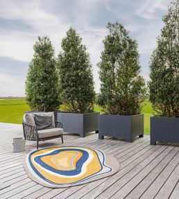 Brink & Campman Aura Outdoor rug Ochre 477306-140200 Ochre