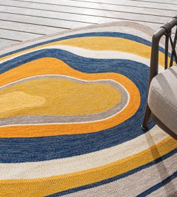 Brink & Campman Aura Outdoor rug Ochre 477306-140200 Ochre