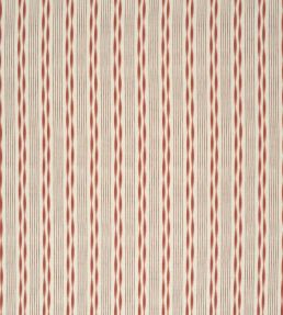 Aura Stripe Fabric by James Hare Coral Pink