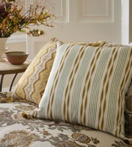 Aura Stripe Fabric by James Hare Golden Alfresco