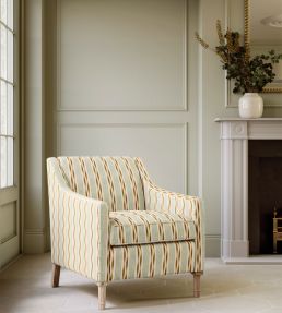 Aura Stripe Fabric by James Hare Golden Alfresco