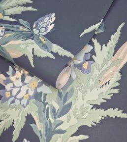 Aurora Wallpaper by 1838 Wallcoverings Lagoon
