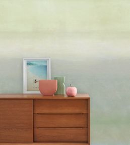 Aurora Mural by Casadeco Vert Boreal