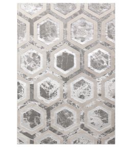 Asiatic Aurora Crystal rug Silver AU12-80150 Silver