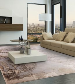 Asiatic Aurora Etch rug Gold AURO1201700023 Gold