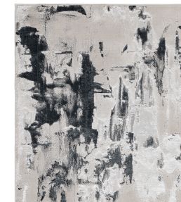Asiatic Aurora Glacier rug Charcoal / Silver AU10-80150 Charcoal / Silver