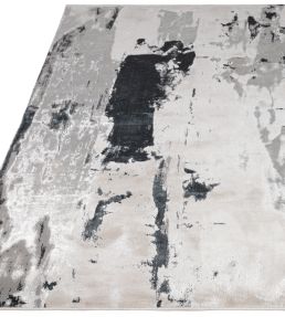 Asiatic Aurora Glacier rug Charcoal / Silver AU10-80150 Charcoal / Silver