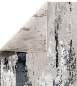 Asiatic Aurora Glacier rug Charcoal / Silver AU10-80150 Charcoal / Silver