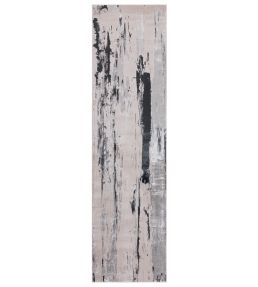 Asiatic Aurora Glacier Runner rug Charcoal AU10-66240 Charcoal
