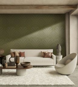 Aurora Wallpaper by Jannelli&Volpi Olive