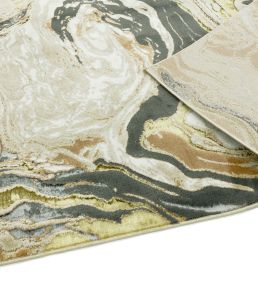 Asiatic Aurora Marble rug Charcoal / Gold AU08-80150 Charcoal / Gold