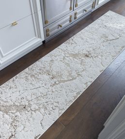 Asiatic Aurora Strata Runner rug Gold AU16-66240 Gold