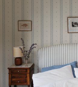Austine Wallpaper by Sandberg Classic Blue