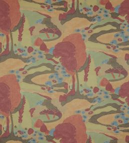 Autumn Landscape Wallpaper by Liberty Lacquer Moss