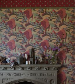 Autumn Landscape Wallpaper by Liberty Lacquer Moss
