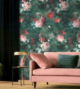 Ava Marika Mural by Woodchip & Magnolia Emerald