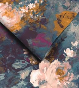 Ava Marika Mural by Woodchip & Magnolia Teal/Orange