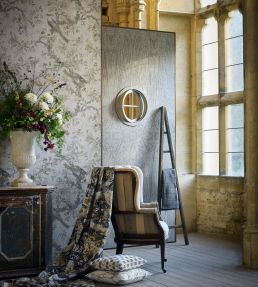 Avalonis Fabric by Zoffany Black Gold
