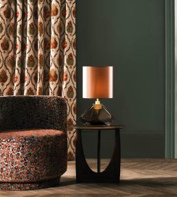 Avelina Fabric by Osborne & Little Cobalt/Amber