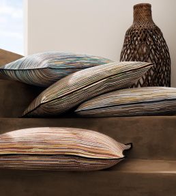 Averno Cushion 40 x 60cm by Maison Casamance Vert Orange