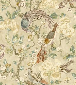 Aviary Wallpaper by Madeaux 08 Earth Tones