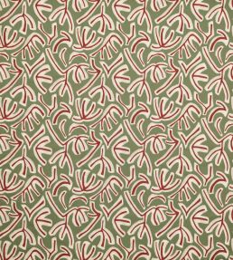 Avila Fabric by Osborne & Little Olive/Brick