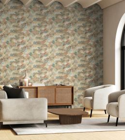 Awaken Wallpaper by Ohpopsi Warm Parchment