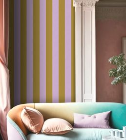 Awning Stripe Wallpaper by Woodchip & Magnolia Pistachio