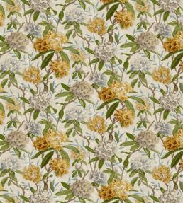 Azalea Path Fabric by Zoffany Primrose/Evergreen