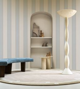 Azur Wallpaper by Casamance Camel Beige